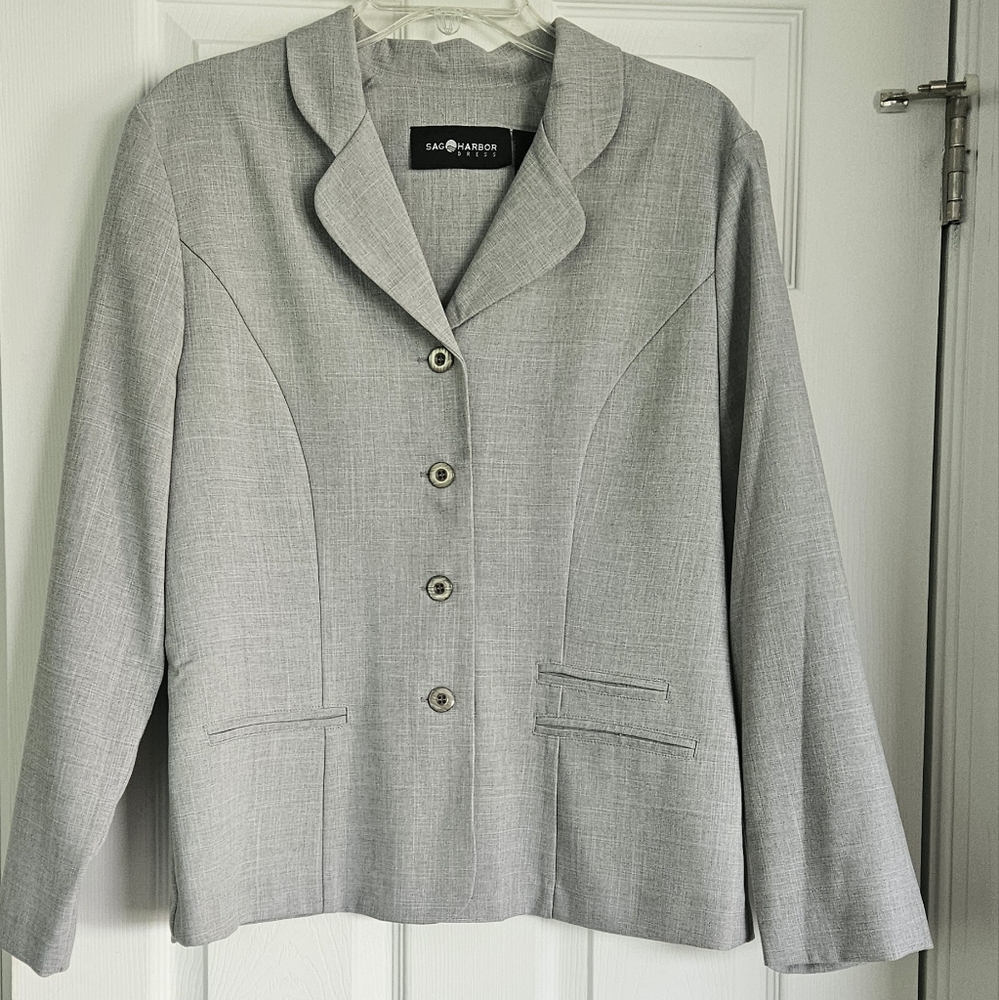 Sag Harbor Gray Professional Suit